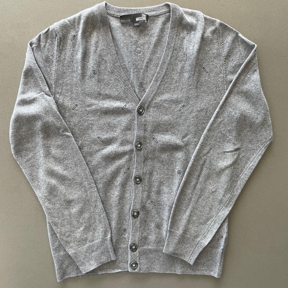 Love Moschino wool blend cardigan